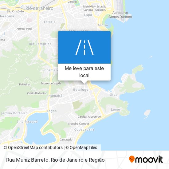 Rua Muniz Barreto mapa