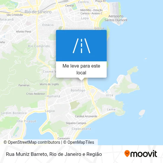 Rua Muniz Barreto mapa