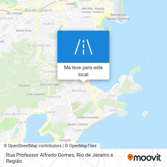 Rua Professor Alfredo Gomes mapa