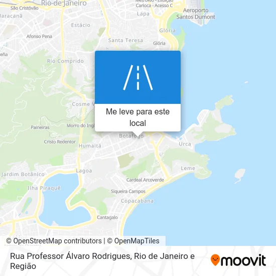 Rua Professor Álvaro Rodrigues mapa