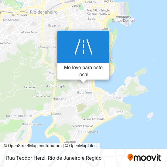Rua Teodor Herzl mapa