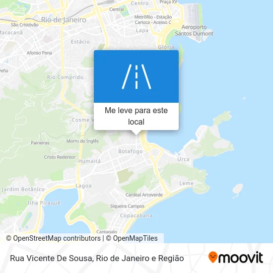 Rua Vicente De Sousa mapa