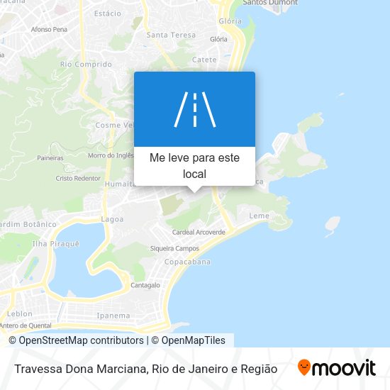 Travessa Dona Marciana mapa