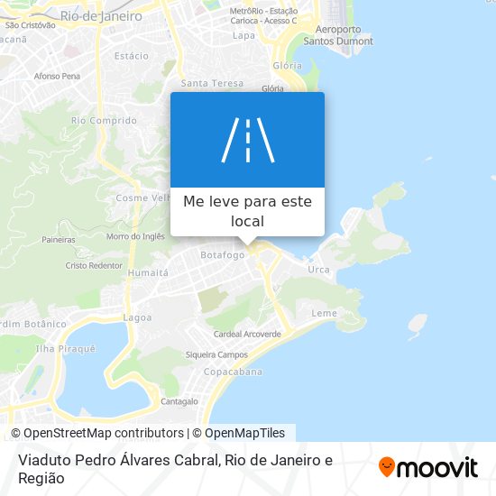 Viaduto Pedro Álvares Cabral mapa