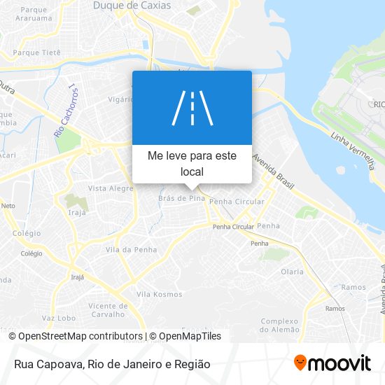 Rua Capoava mapa