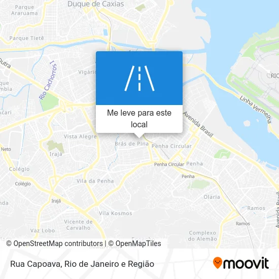 Rua Capoava mapa