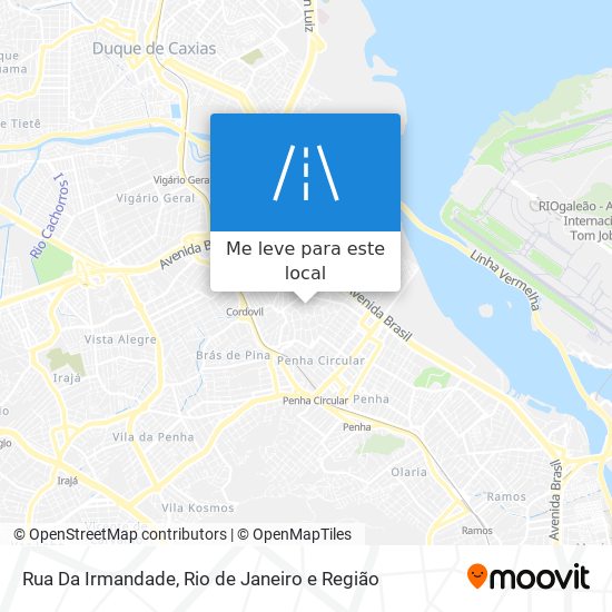 Rua Da Irmandade mapa