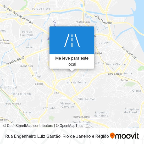 Rua Engenheiro Luiz Gastão mapa