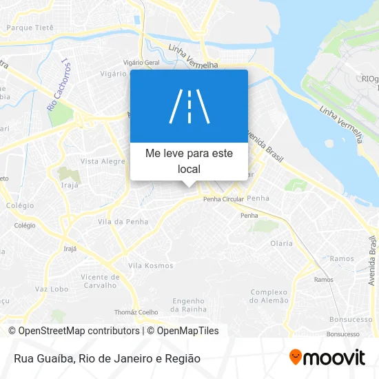 Rua Guaíba mapa
