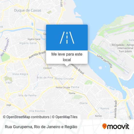Rua Gurupema mapa
