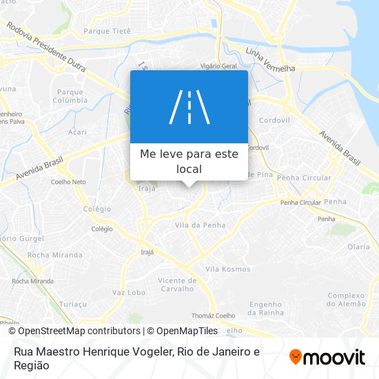 Rua Maestro Henrique Vogeler mapa