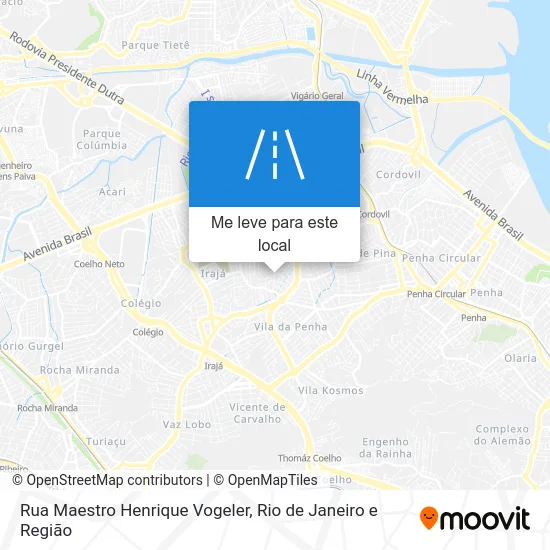 Rua Maestro Henrique Vogeler mapa