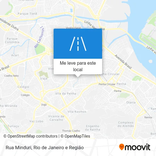 Rua Minduri mapa