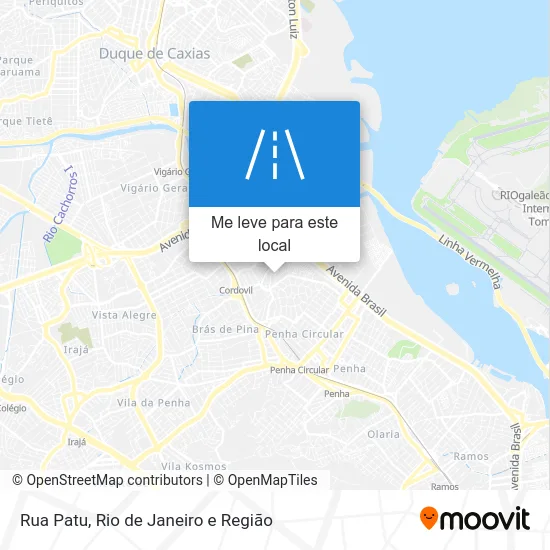 Rua Patu mapa