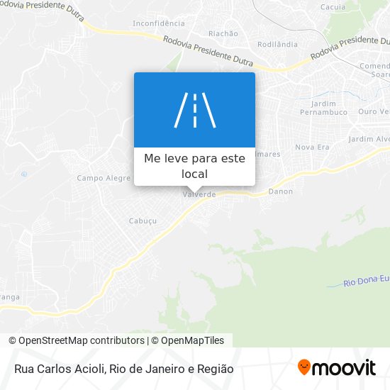 Rua Carlos Acioli mapa