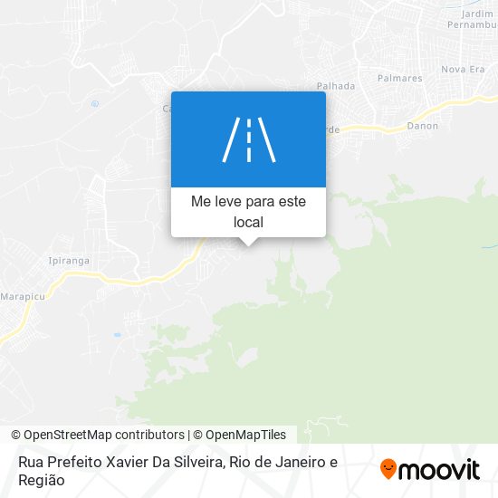 Rua Prefeito Xavier Da Silveira mapa