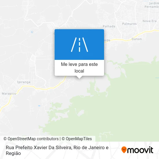 Rua Prefeito Xavier Da Silveira mapa