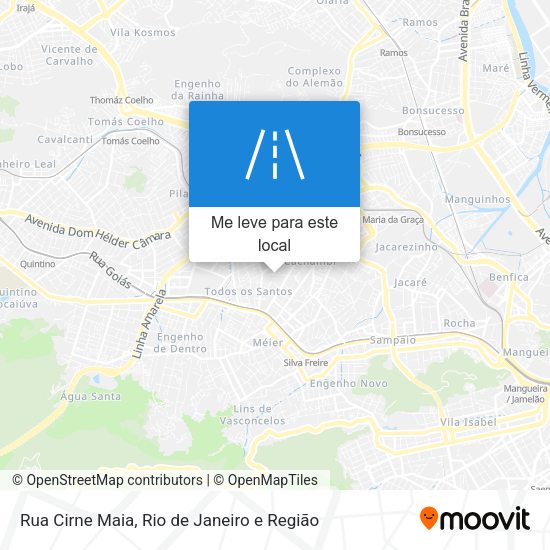 Rua Cirne Maia mapa