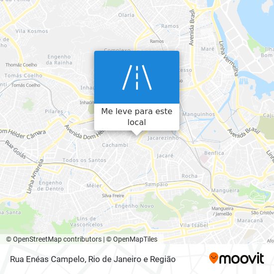 Rua Enéas Campelo mapa