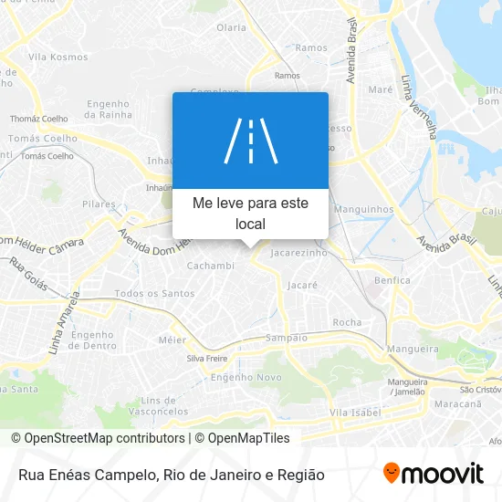 Rua Enéas Campelo mapa