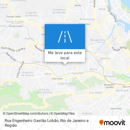 Rua Engenheiro Gastão Lobão mapa