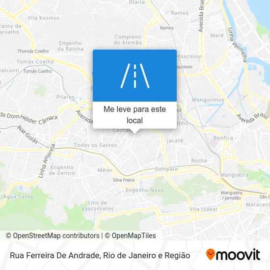 Rua Ferreira De Andrade mapa