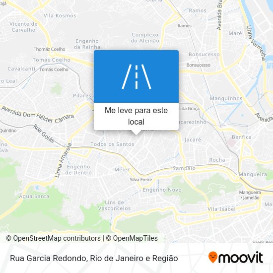 Rua Garcia Redondo mapa