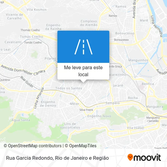 Rua Garcia Redondo mapa