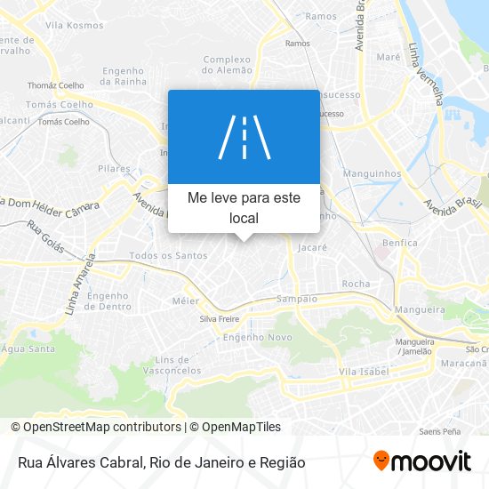 Rua Álvares Cabral mapa