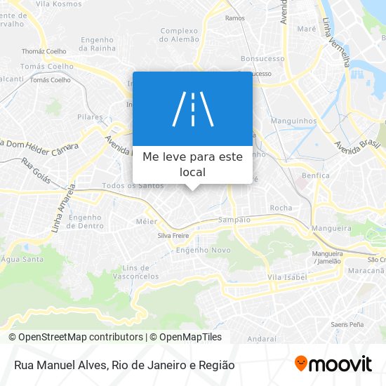 Rua Manuel Alves mapa