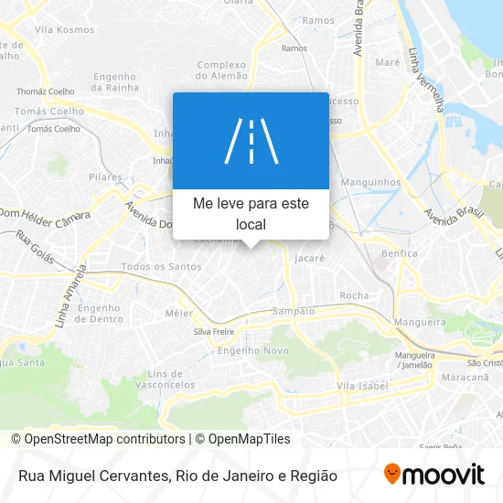 Rua Miguel Cervantes mapa