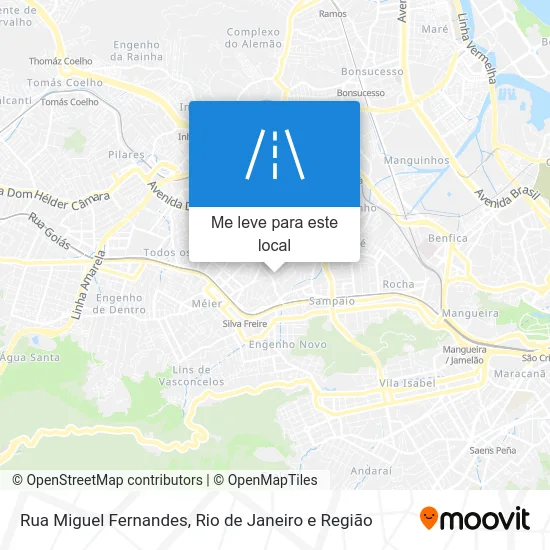 Rua Miguel Fernandes mapa