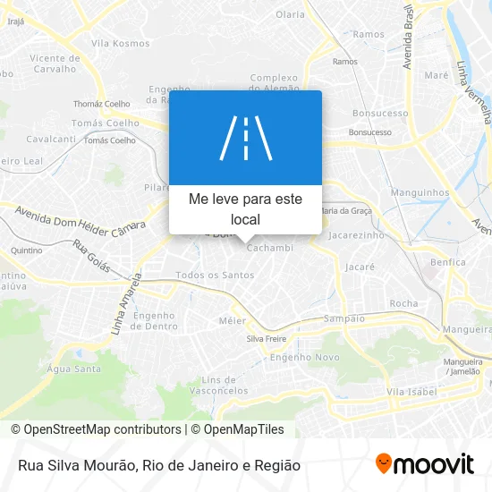 Rua Silva Mourão mapa