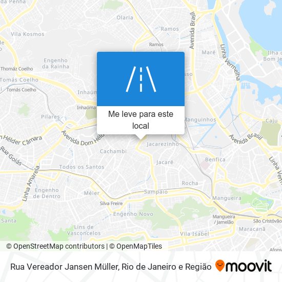 Rua Vereador Jansen Müller mapa