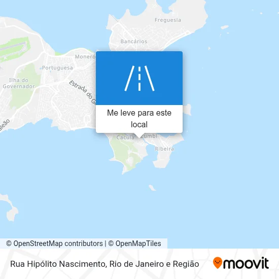 Rua Hipólito Nascimento mapa