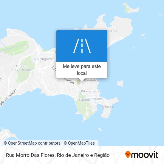 Rua Morro Das Flores mapa