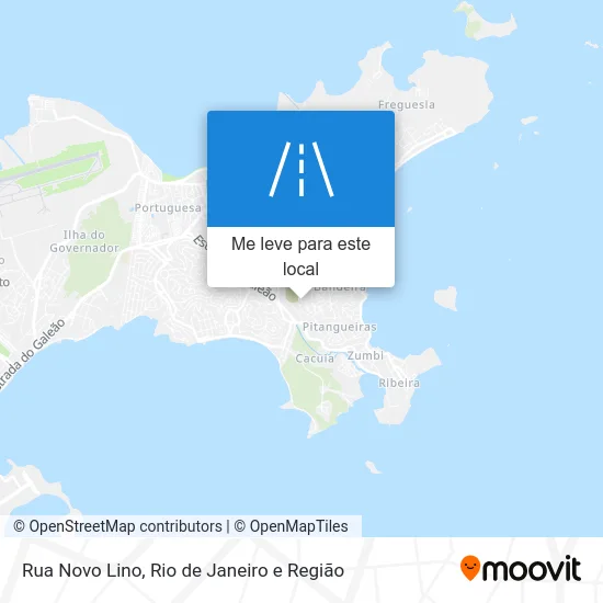 Rua Novo Lino mapa