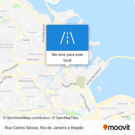 Rua Carlos Seixas mapa