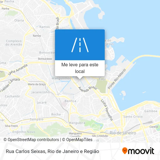 Rua Carlos Seixas mapa