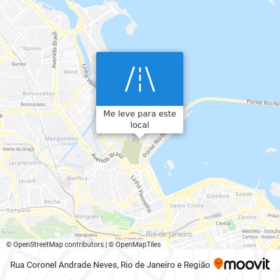Rua Coronel Andrade Neves mapa