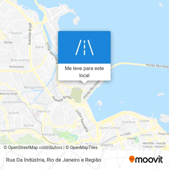 Rua Da Indústria mapa