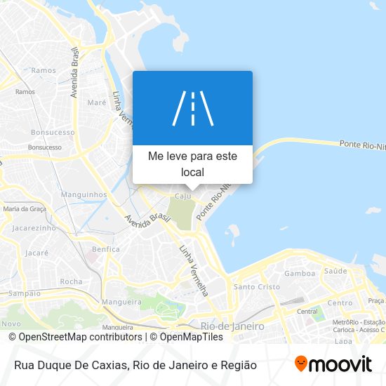 Rua Duque De Caxias mapa