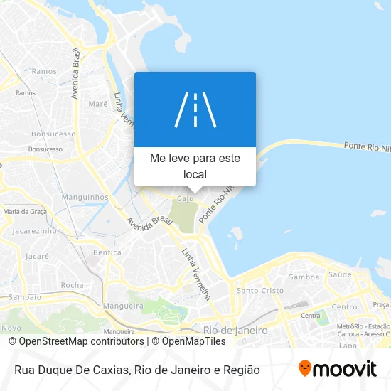 Rua Duque De Caxias mapa