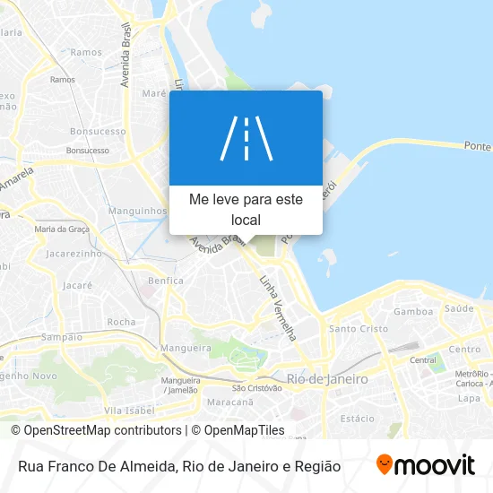 Rua Franco De Almeida mapa