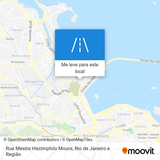 Rua Mestre Hastinphilo Moura mapa