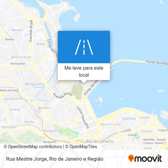 Rua Mestre Jorge mapa