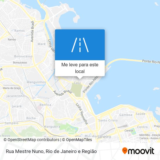 Rua Mestre Nuno mapa