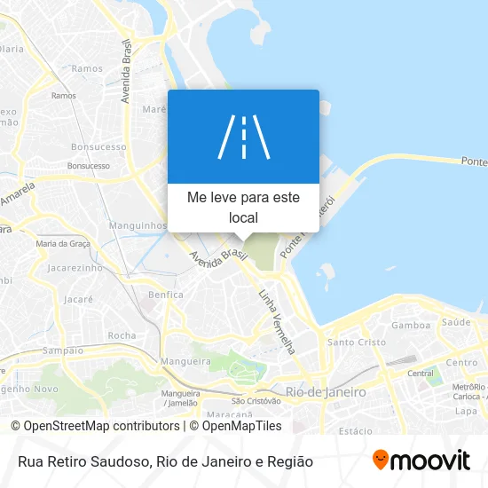 Rua Retiro Saudoso mapa