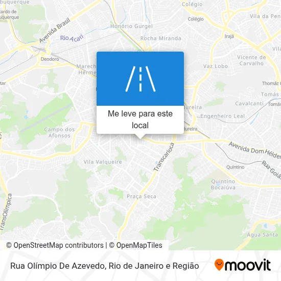 Rua Olímpio De Azevedo mapa