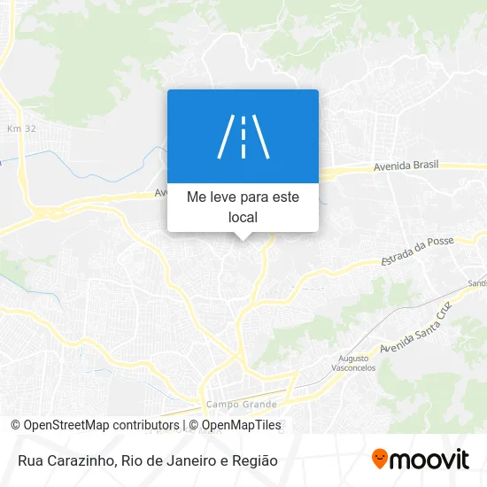 Rua Carazinho mapa